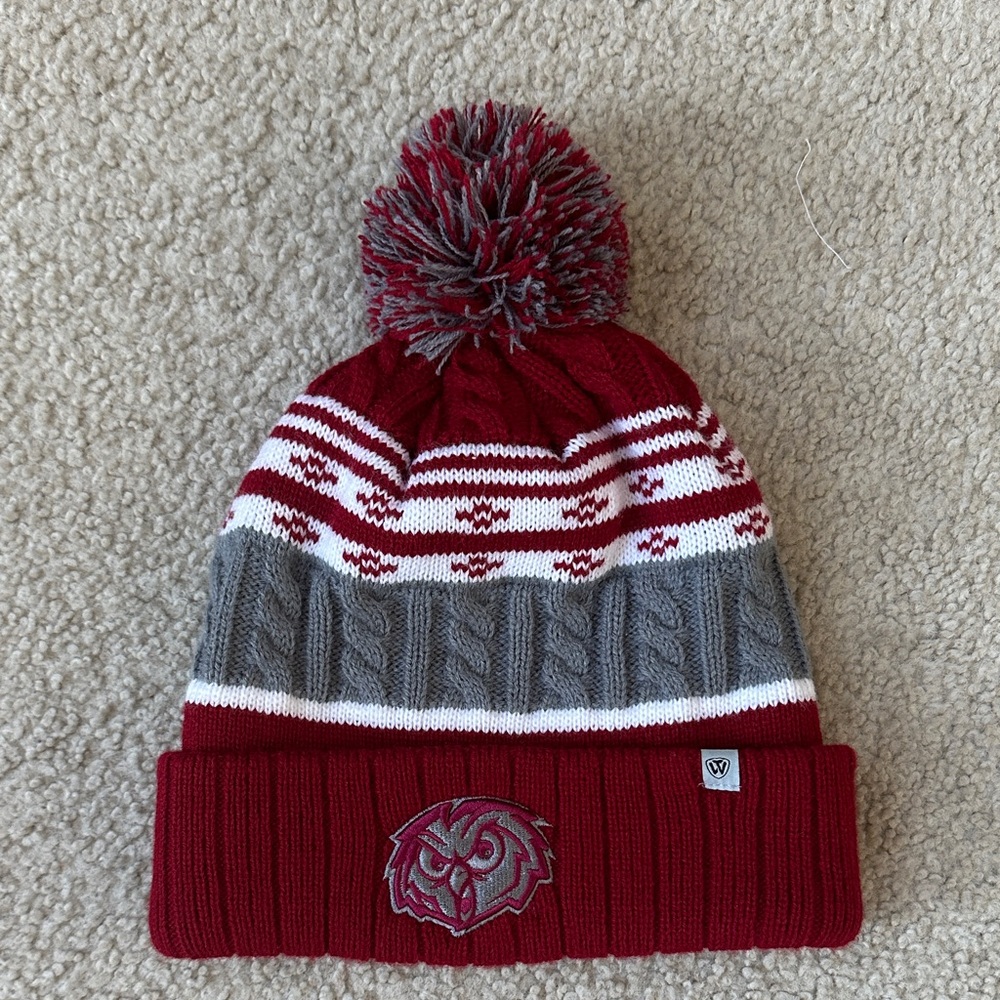 Temple University Owls Knit Beanie with Pom
